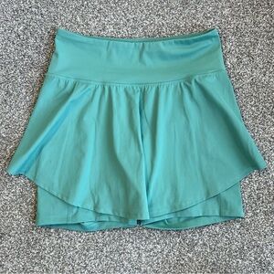 Old Navy Green High Rise Pleated‎ Tennis Skort with Pocket, Size Medium